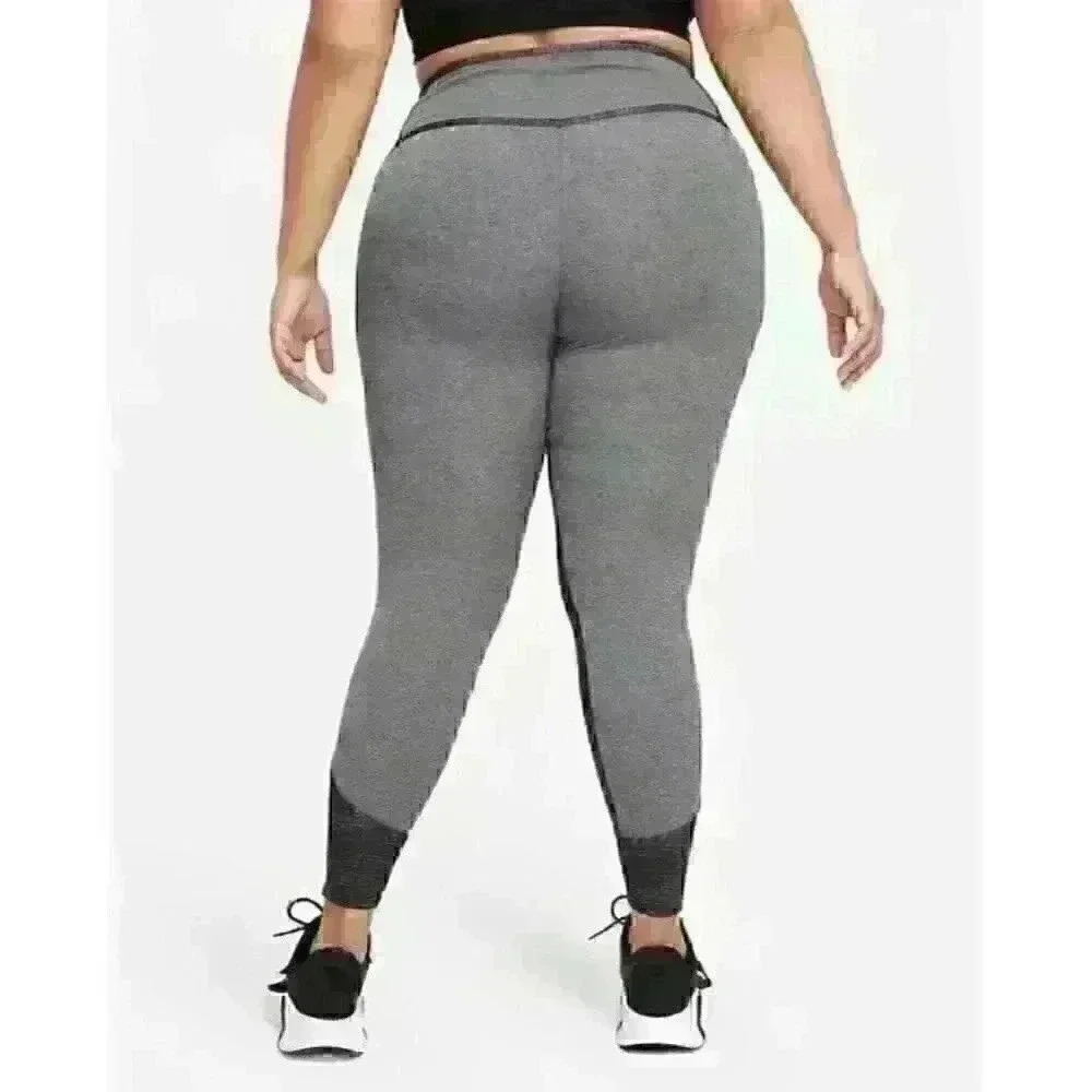 NEW! Nike Women's Plus 2X Dri-FIT One Luxe Mid-Rise Leggings NWT $100 - Picture 2 of 6